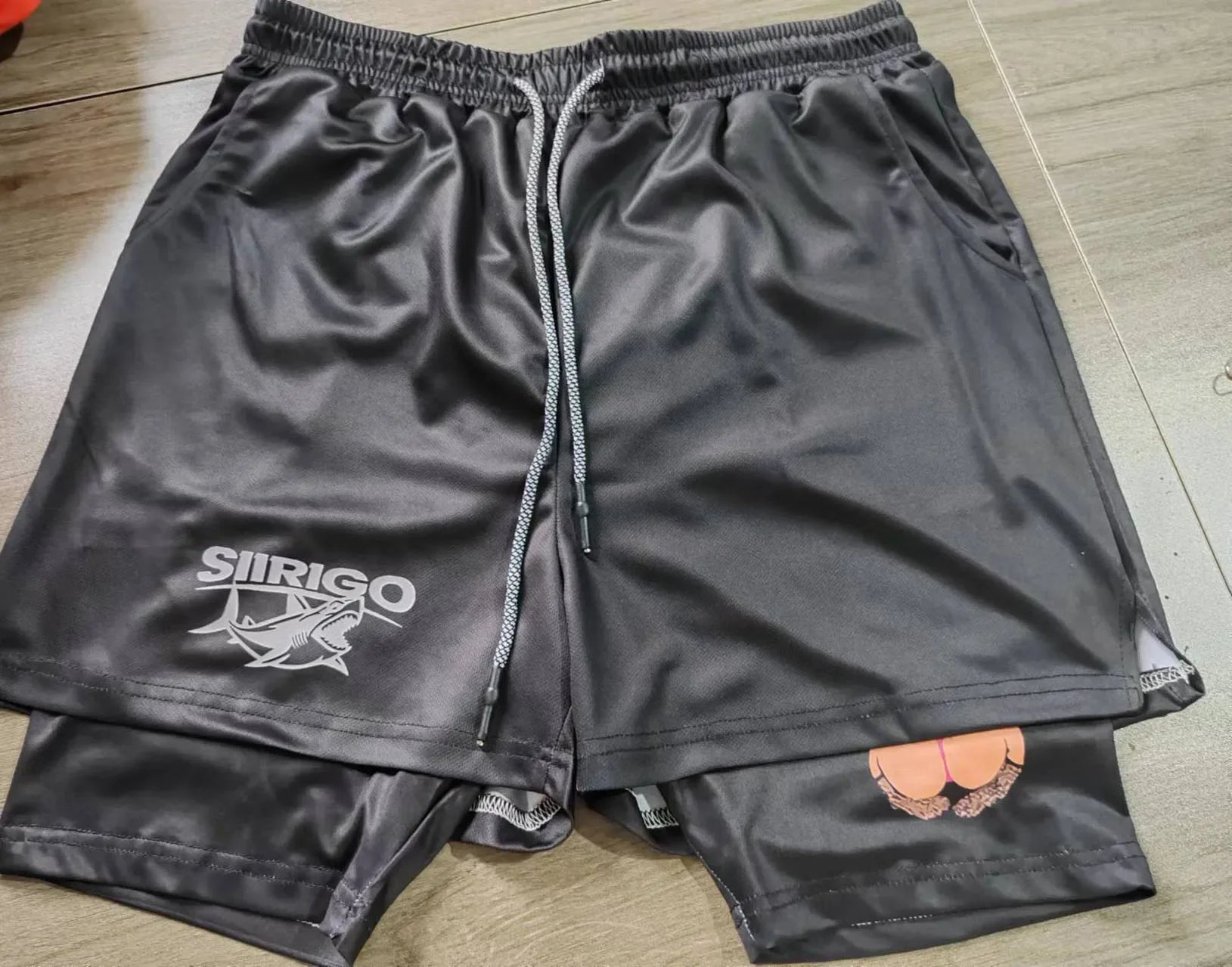 NEW Sport Running Casual Breathable Shorts Men Double-deck Jogging Quick Dry GYM Shorts Fitness Workout Men Shorts - Evallys.com