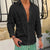 Spring New Casual Linen Shirts Mens Long Sleeve Button-up Turn-down Collar Shirt Seaside Beach Vintage Men Solid Color Cardigans - Evallys.com
