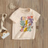 2024-04-05 Lioraitiin Summer Kids Girls Birthday T-Shirts Letter Print O-Neck Short Sleeve Birthday Shirts Casual Toddler Tops - Evallys.com