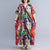 Vintage Cotton Summer Maxi Dress – Harajuku Floral Beachwear - Evallys.com
