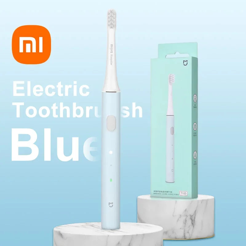 XIAOMI Mijia T100 Sonic Electric Toothbrush Mi Smart Waterproof Tooth Head Brush IPX7 Rechargeable USB for Teeth Brush Whitening - Evallys.com