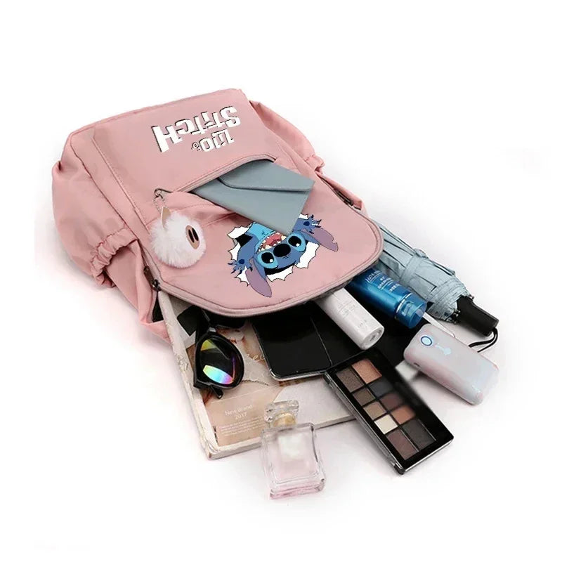 Spider Man Backpack for Girls Boys Teenager Children Rucksack Casual School Bags Travel Rabbit Ears Backpacks Mochila Travel Bag - Evallys.com