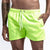 Mens Swim Trunks with Mesh Lining Side Pockets Solid Beach Shorts Quick Dry Lightweight Drawstring Board Shorts Summer Swimwear - Evallys.com