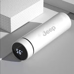 Car 500ml Intelligent Temperature Display Insulating Cup For Jeep Cherokee XJ SRT Renegade Compass Wrangler Patriot Trail Hawk