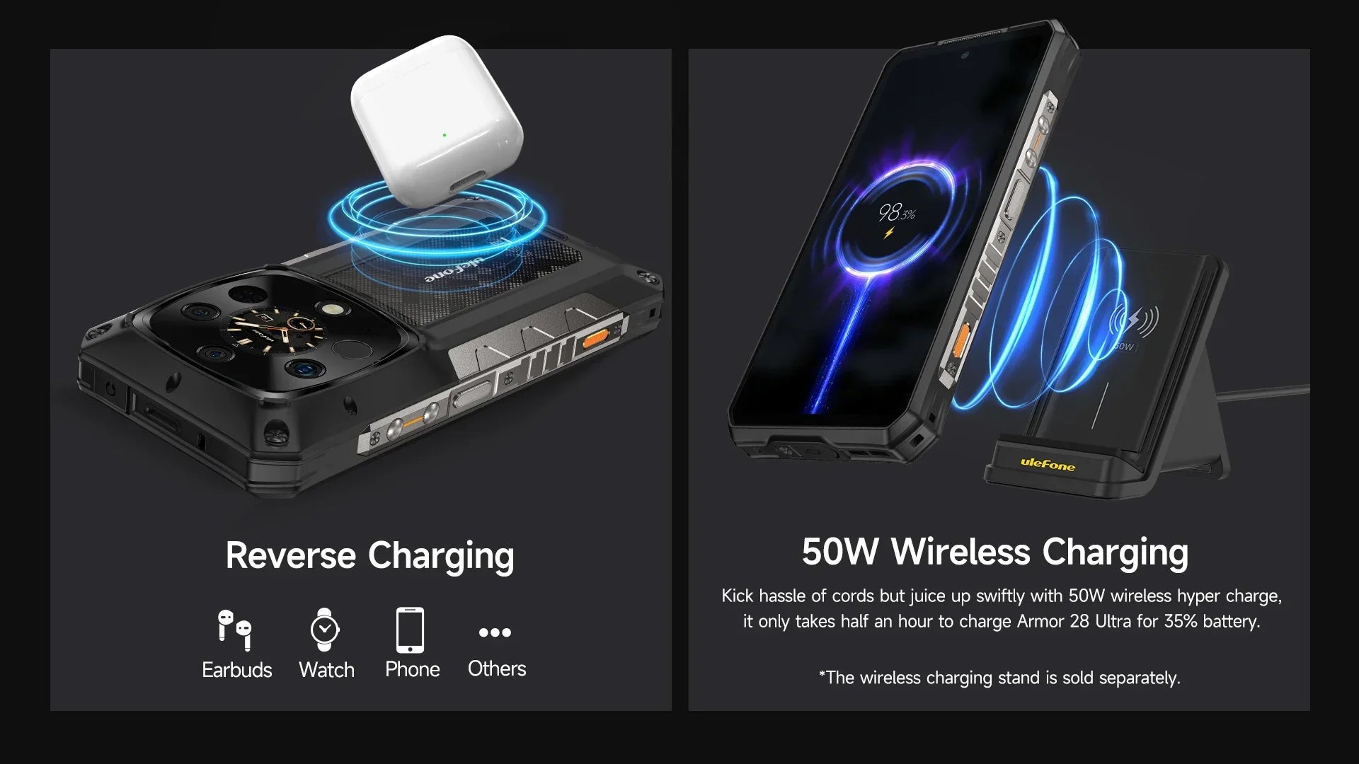 Ulefone Armor 28 Ultra 5G AI Thermal Imaging Rugged Phone Dimensity 9300+ 1TB ROM 32GB RAM Android Smartphone AMOLED Mobile - Evallys.com