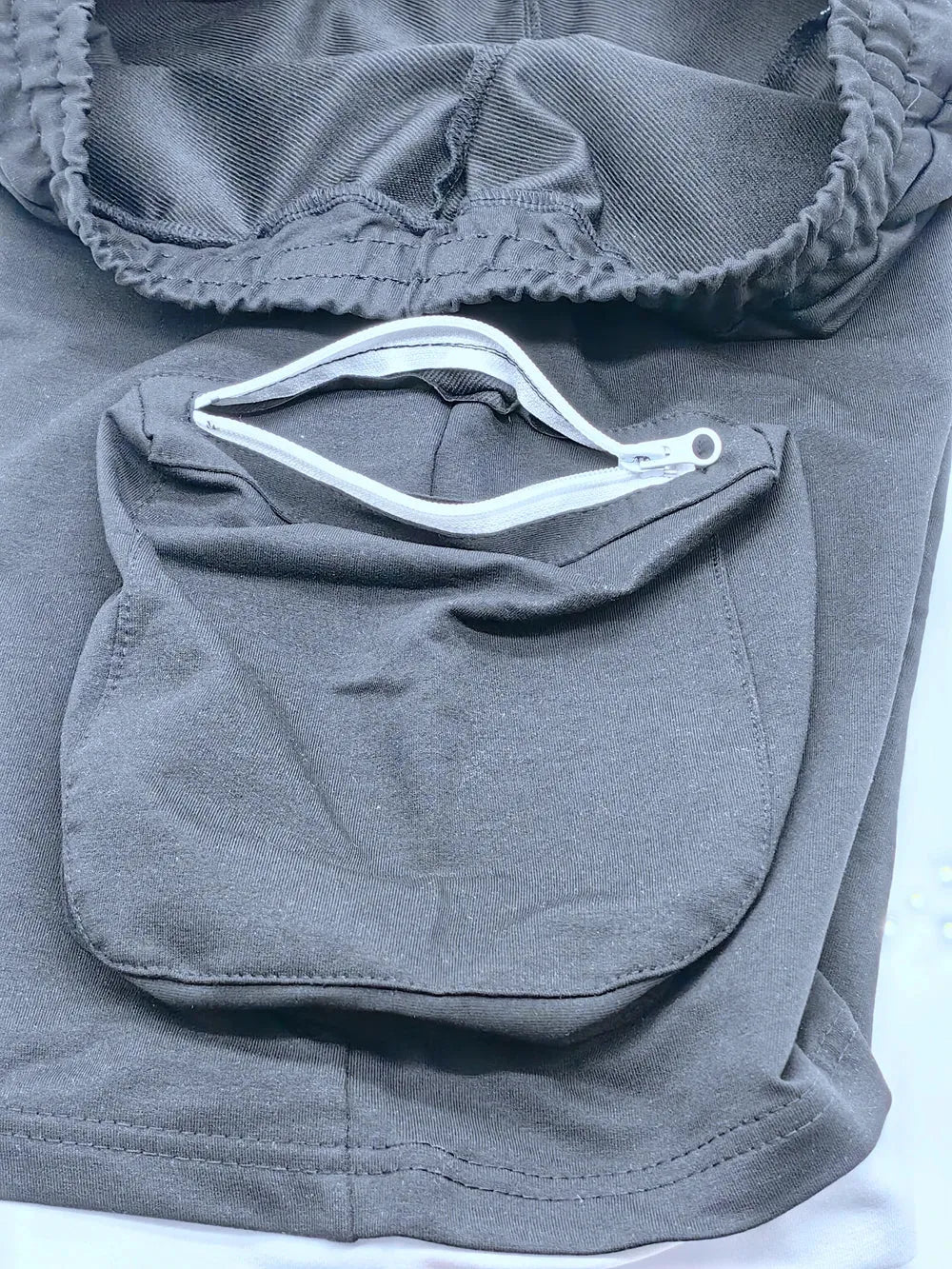 Mens Summer Cargo Shorts Cotton Workout Fitness Shorts Breathable Jogger Training Gyms Bodybuilding Multi Pocket Yellow Shorts - Evallys.com