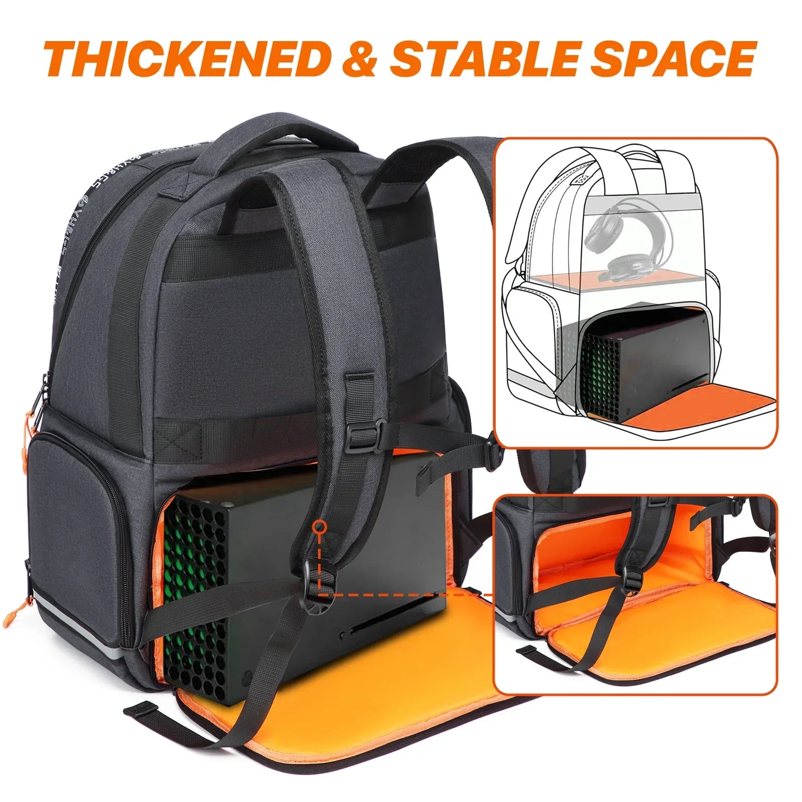 Gaming Console Backpack – Fits Xbox Series X/S & Accessories - Evallys.com