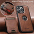 2 in 1 detachable With Magsafe Wireless Charging Wallet Leather Phone Case For iPhone 16 15 Pro Max 14 13 12Pro Magnetic Cover - Evallys.com