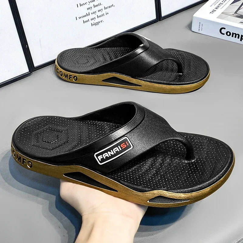 Men’s Summer Flip-Flops – Outdoor Sports Beach Sandals, Casual Home Slippers - Evallys.com