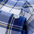 High Quality Men's Plaid Short Sleeve Shirts Business Casual Striped Turn-Down Collar Summer Man Shirt - Evallys.com