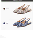 Summer Low Heel Ankle Strap Sandals Open Toe Sexy Travel Party Sandals Light Luxury Design New Women's Flat Bottom Sandals - Evallys.com