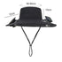 Solar Powered UV Protection Hat – Fan Cooling Wide Brim Cap - Evallys.com