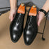 Luxury Men’s Leather Oxford Shoes – Formal Wedding & Office Footwear - Evallys.com