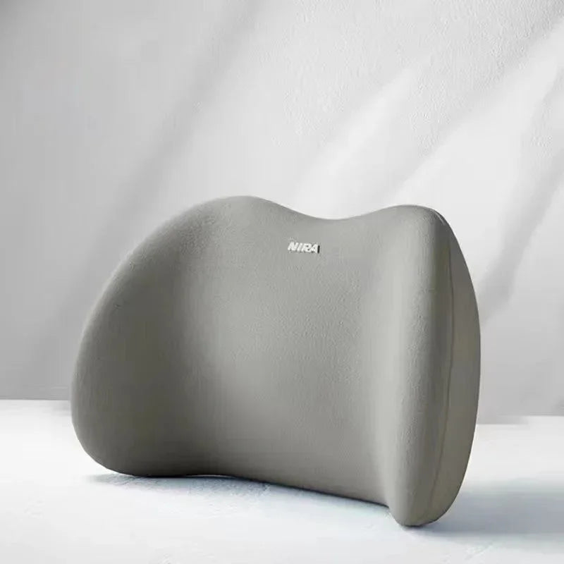 Car Headrest Lumbar Support Memory Foam Vertebral Lumbar Support Car Neck Pillow Back Cushion Office Car Interior Accessories - Evallys.com