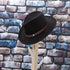 GEMVIE Western Fedora Cowboy Hat – Unisex Wide Brim Sombrero - Evallys.com