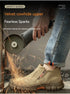 Mens Work Boots Composite Toe Safety Footwear Metatarsal Guard Puncture-Proof Construction Work Shoes Anti-Slip Rubber Outsole - Evallys.com