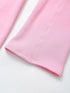 TRAF 2024 Spring Female Casual Hoodies Zipper Coats+Elastic Waist Baggy Pants 2 Pieces Set Elegant Loose Solid Pink Grey Pants - Evallys.com