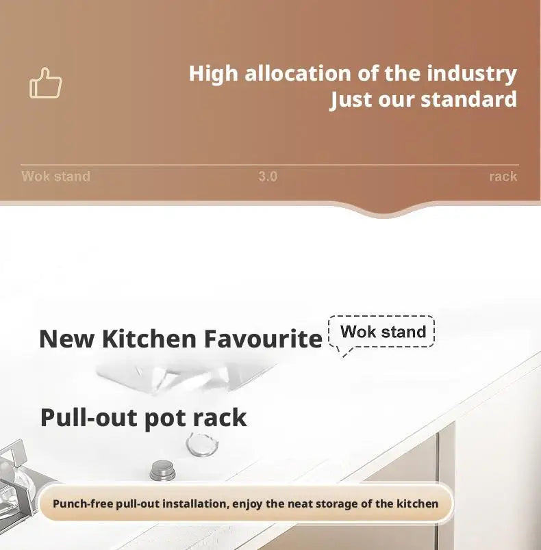 Pots and Pans Organizer Under Cabinet Sliding Pot Lid Storage Holder Kitchen Adjustable Slide Out Dish Pan Storage Rack Shelf