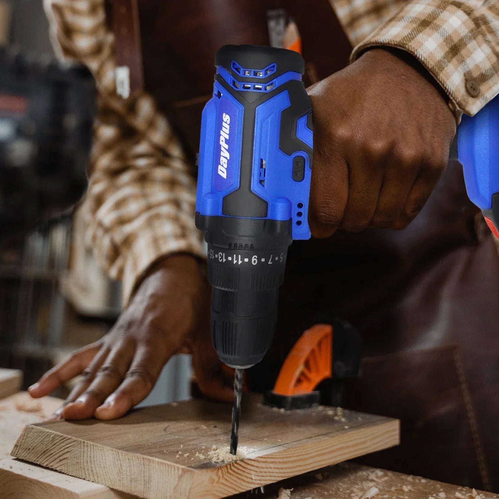 21V Cordless Power Drill,Handheld Screwdriver Drill Set with 25+1 Torque Setting,1.5AH Li-ion Battery&Fast Charger,2-Gear Drill - Evallys.com