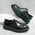 Green Patent Leather Oxford Shoes – Men’s Formal Business Dress Shoes - Evallys.com