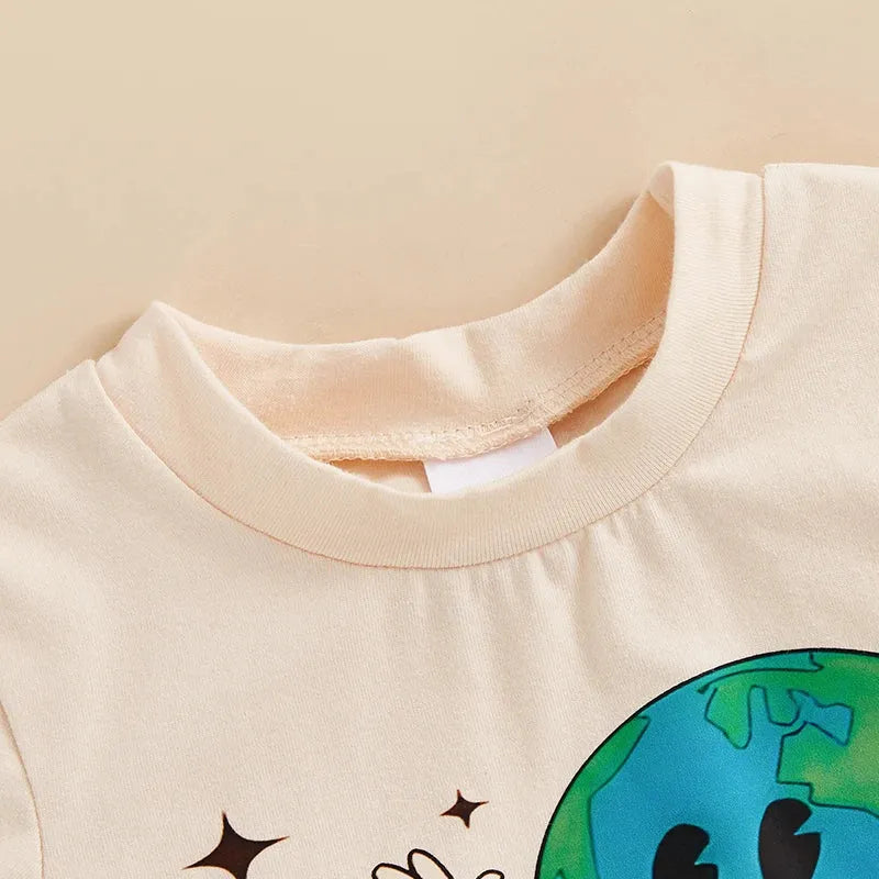 Kids Summer T-Shirts with Fun Animal Print and Short Sleeves Crew Neck Toddler Tops for Boys and Girls - Evallys.com