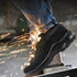 LARNMERN Safety Shoes Breathable Women Steel Toe Work Shoes Lightweight Slip On SpringSummer Sneakers Construct Safety Boots - Evallys.com