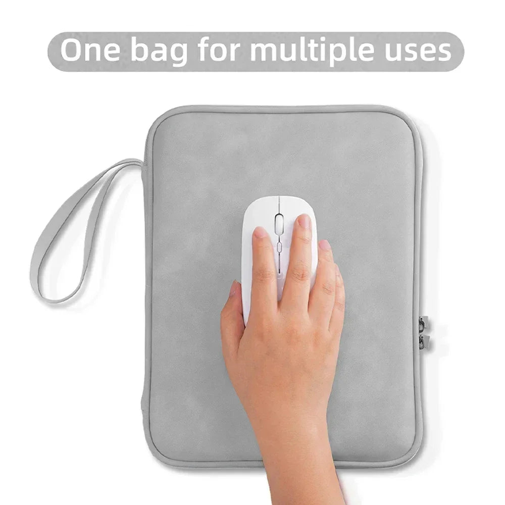 Tablet Sleeve Bag for iPad Pro 12.9 11 inch iPad 10th Air 5 4 3 10.9 10.2 inch 9th 8th 7th Generation Waterproof Zipper Pouch - Evallys.com
