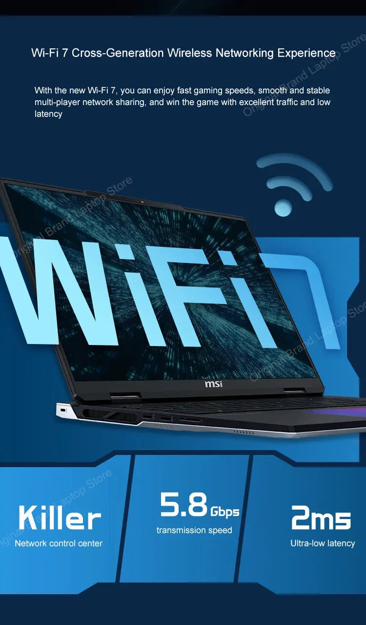 2024 MSI Titan 18 Ultra Gaming Laptop 18 Inch UHD 4K Mini LED 120Hz IPS Screen Notebook i9-14900HX 64GB 2TB RTX4080 Netbook PC - Evallys.com