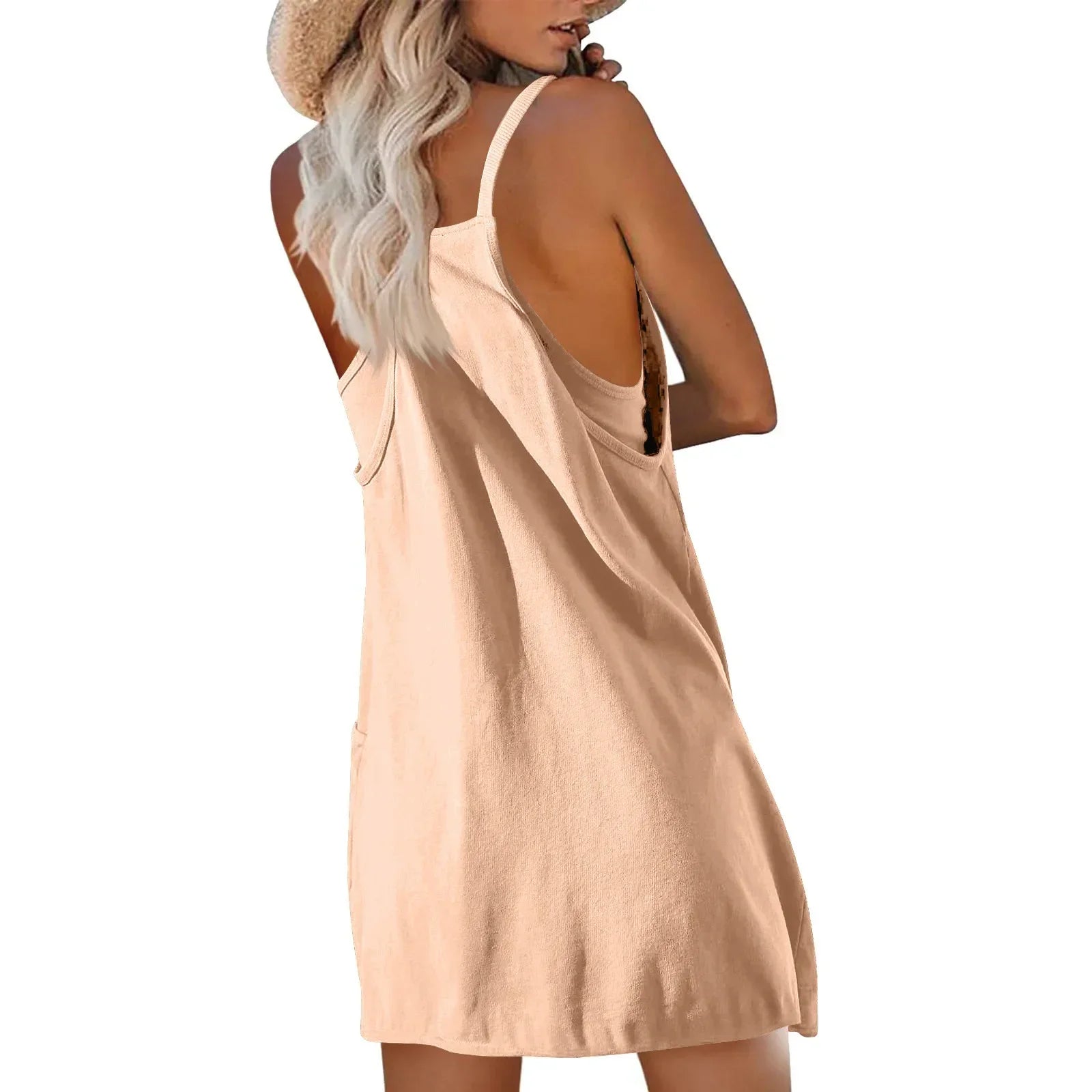 Women’s Sport Mini Dress – Sleeveless Summer Casual Tennis Dress - Evallys.com