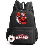 Spider-Man Backpack – Kids School Bag with Rabbit Ears & Travel Design - Evallys.com