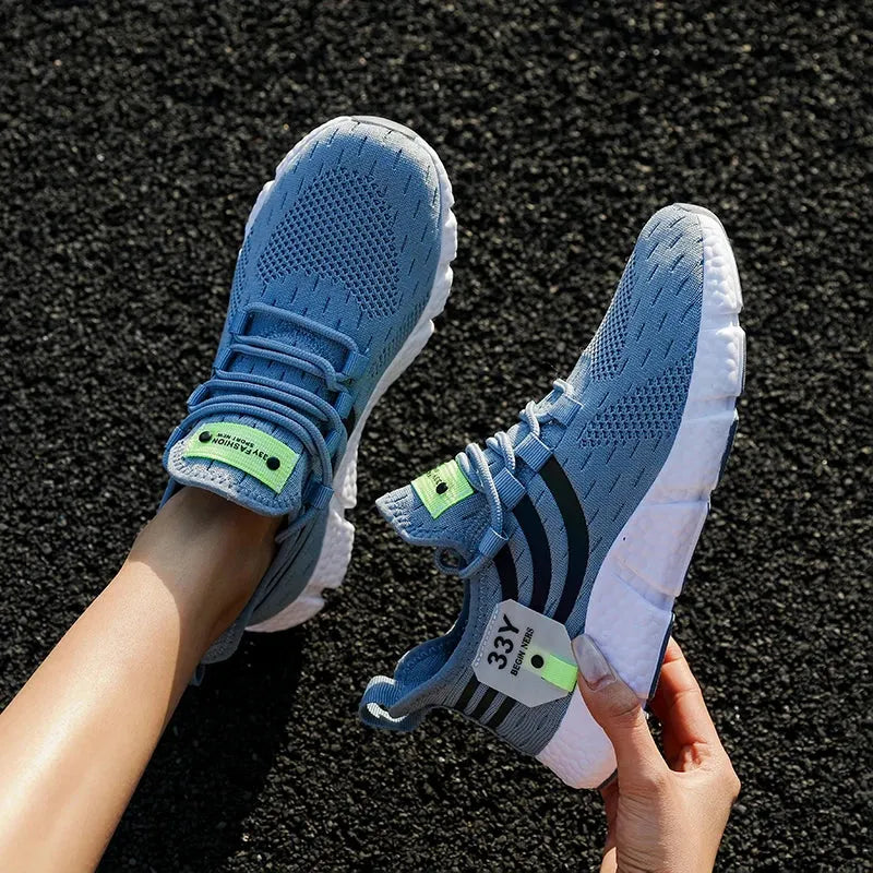 Men’s Lightweight Mesh Sneakers – Breathable Summer Running Shoes - Evallys.com