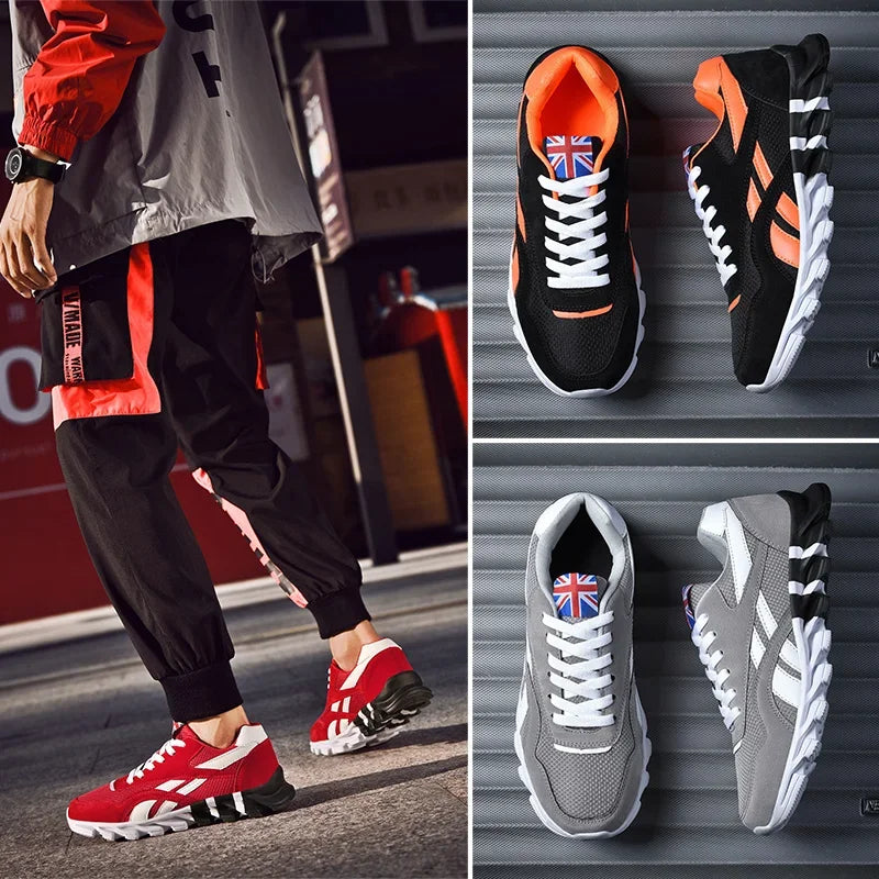 Unisex Running Shoes – Breathable Anti-Slip Casual Sneakers for Walking - Evallys.com