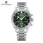2024 New PAGANI DESIGN Retro Mens Watches Moon Quartz Watch For Men Speed Sports Chronograph AR Sapphire VK64 Clock Reloj Hombre - Evallys.com