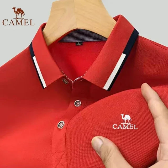 New Summer Brand Embroidered Polo Shirt for Men's High Quality Fashion Casual Comfortable and Breathable Short Sleeved T-shirt - Evallys.com