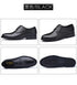 Men Dressing Shoes Formal for Men's Casual Shoe Leather Social Wedding Designer Pointed Toe Black Office Winter Shoes Brand 2023 - Evallys.com
