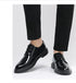 FUQIAO New Men 6/8cm Derby Shoes Patent Leather Height Increase Men Dress Shoes Formal Elevator Business Lift Shoes Bright Upper - Evallys.com