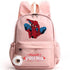 Spider-Man Backpack – Kids School Bag with Rabbit Ears & Travel Design - Evallys.com