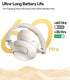 QCY H3 ANC Wireless Headphones Bluetooth 5.4 Hi-Res Audio Over Ear Headset 43dB Hybrid Active Noise Cancellation Earphones 60H - Evallys.com