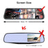 10 Inch Mirror Camera for Car Touch Screen Video Recorder Rearview mirror Dash Cam Front and Rear Camera Mirror DVR Black Box - Evallys.com