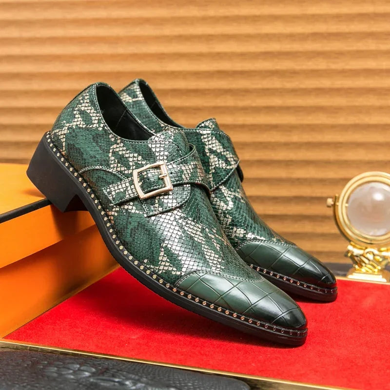Luxury Men’s Oxford Dress Shoes – Handmade Formal Wedding Leather - Evallys.com