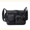 Men's Canvas Messenger Bag, Casual Travel Shoulder Bag, Outdoor Sports, Multi-Pocket Adjustable Shoulder Strap - Evallys.com