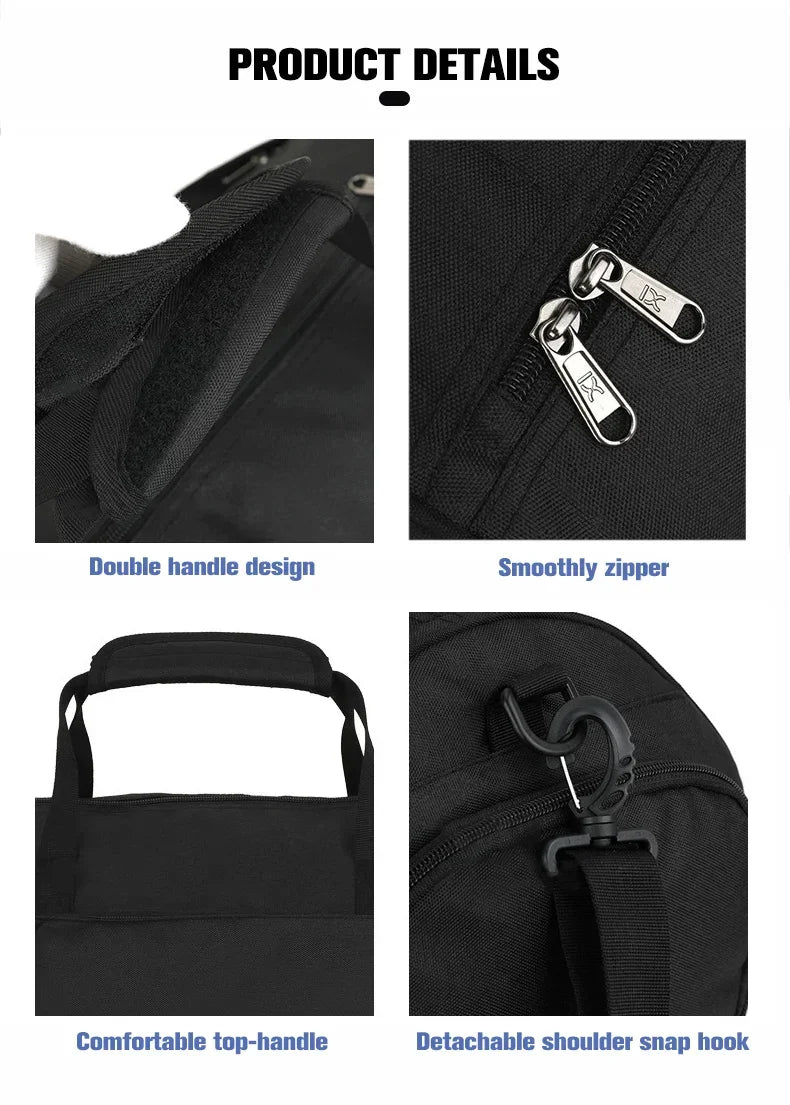 Men’s Travel Duffel Bag – Gym, Fitness, Wet/Dry, Shoe Compartment - Evallys.com