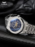 FEICE Automatic Mechanical Luxury Watch Men Stainless Steel Watches Luminous Waterproof Watch for Men Skeleton FM019 - Evallys.com