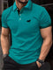 New Men's T-shirt Classic Short sleeved Polo Shirt Summer Top Casual T-shirt Button Lapel Super Large S-3XL Casual Polo Shirt - Evallys.com