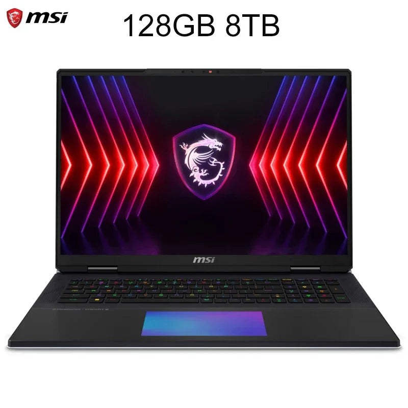 2024 MSI Titan 18 Ultra Gaming Laptop 18 Inch UHD 4K Mini LED 120Hz IPS Screen Notebook i9-14900HX 64GB 2TB RTX4080 Netbook PC - Evallys.com