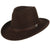 GEMVIE Western Fedora Cowboy Hat – Unisex Wide Brim Sombrero - Evallys.com