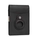 RFID Cowhide Leather Small Wallets AirTag high quality Man's Card Holders Short Wallets Money Clips Women - Evallys.com