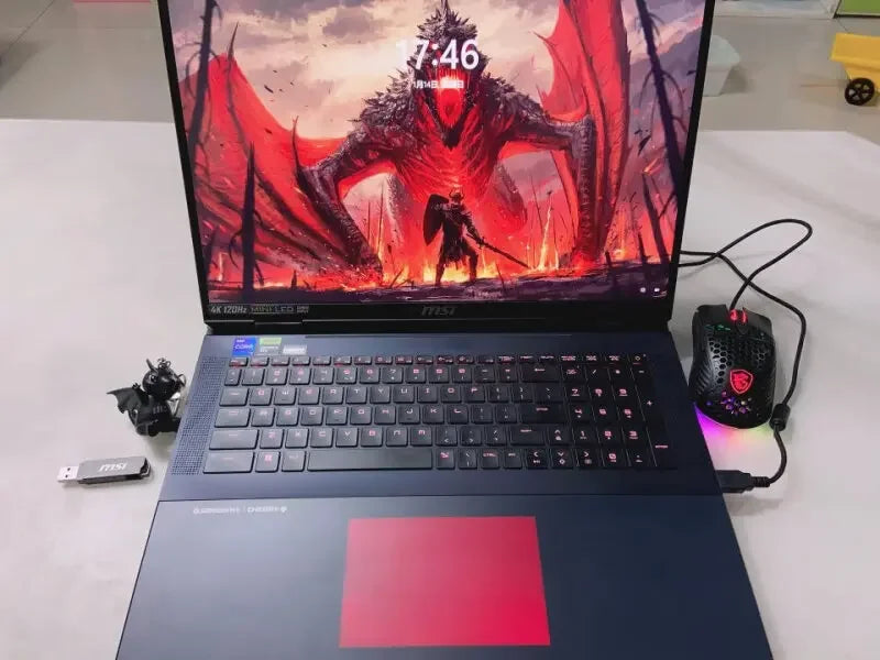 2024 MSI Titan 18 Ultra Gaming Laptop 18 Inch UHD 4K Mini LED 120Hz IPS Screen Notebook i9-14900HX 64GB 2TB RTX4080 Netbook PC - Evallys.com
