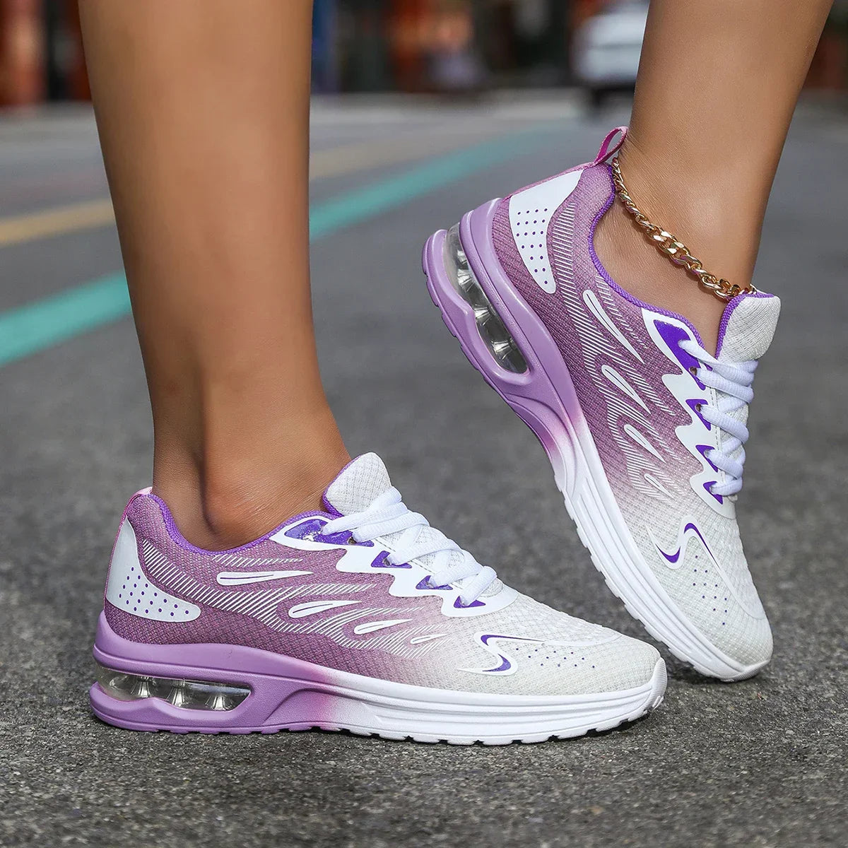 Sneakers for Women Orthopedic Sneakers Walking Shoes for Women, Lightweight Casual Tennis Sneakers Air Running Shoes - Evallys.com