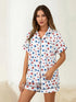 Women’s 4th of July Pajama Set – Stars & Stripes Summer Loungewear - Evallys.com